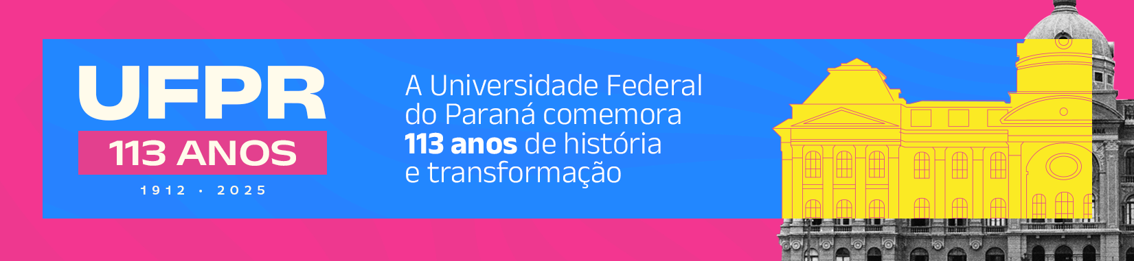Banner da Página Inicial - 113 Anos de UFPR